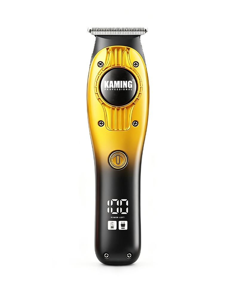 Recortadora de cabello tallado con pantalla digital profesional de espacio cero Kaming 1710