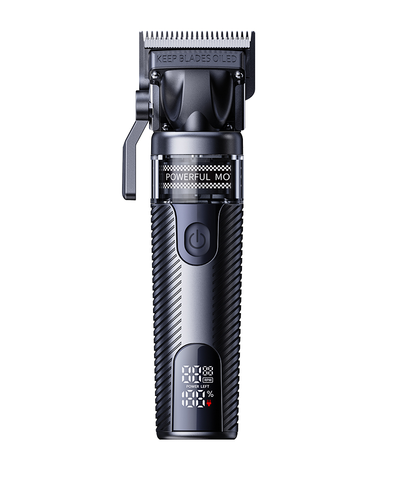 Cortadora de pelo profesional Kaming 319 con motor Outrunner sin escobillas – calidad de salón, cuerpo de metal vintage
