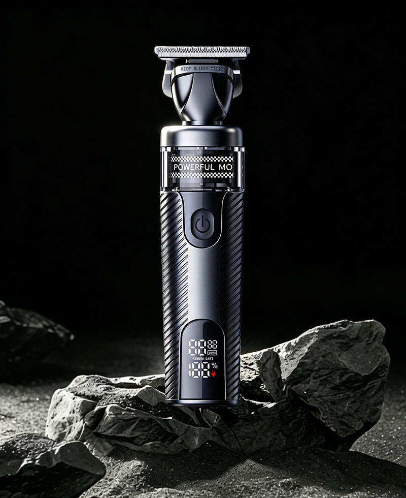 Cortadora de pelo Kaming 320 de calidad profesional con motor Outrunner sin escobillas, diseño de metal vintage específico para salón