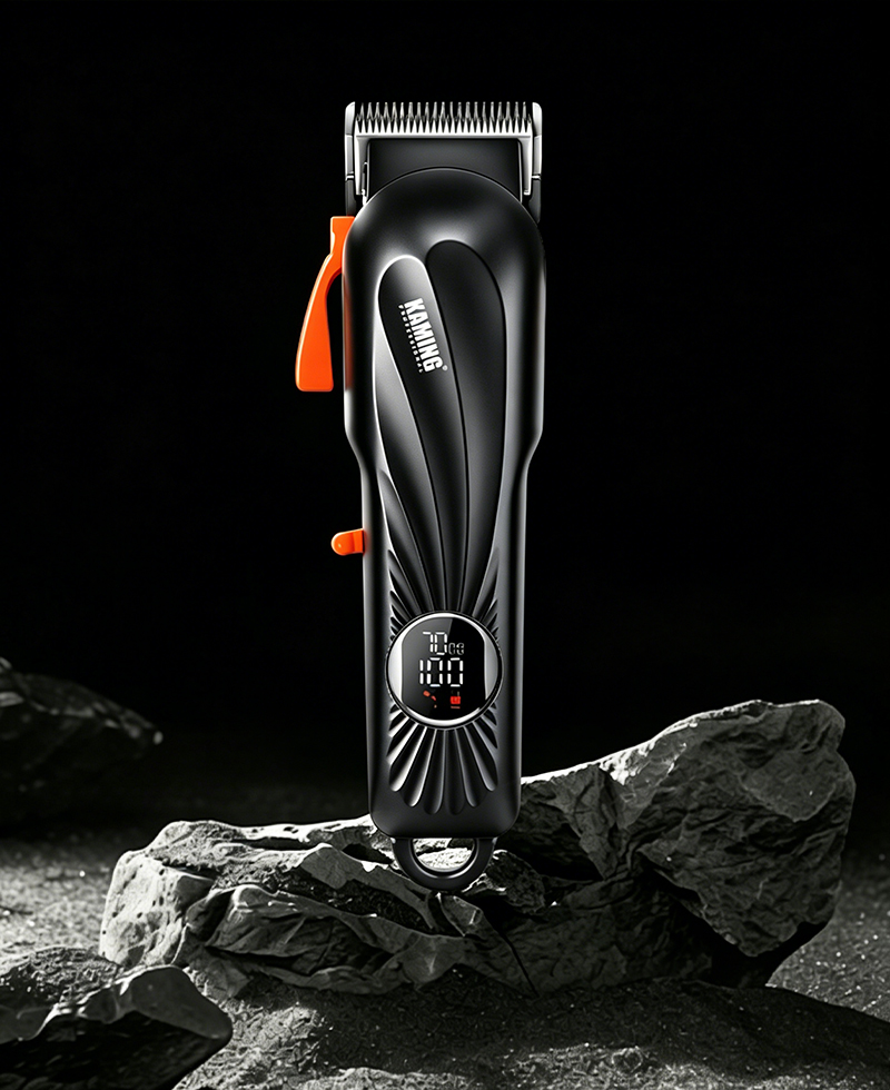 Cortadora de pelo profesional para salón Kaming 806 con pantalla LCD